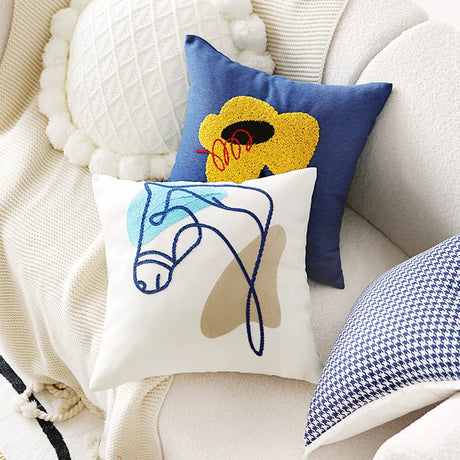 YOULI Octavia Modern Advanced Flowered Pillowcase from YOULI