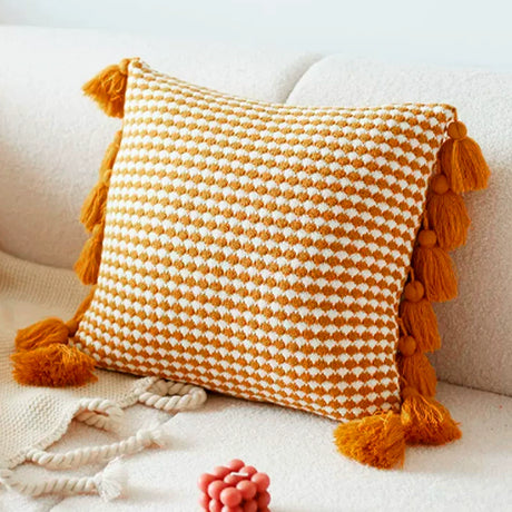 YOULI Santiago Mint Knitted Cozy Pillowcase from YOULI