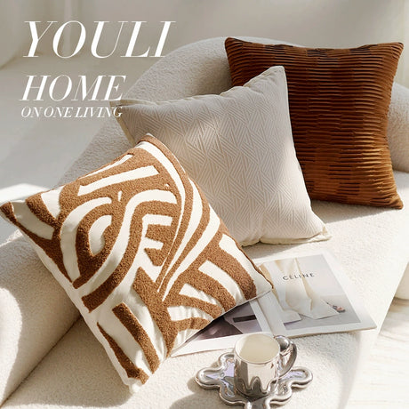 YOULI Beatrice Cozy Soft Retro Pillowcase Set from YOULI