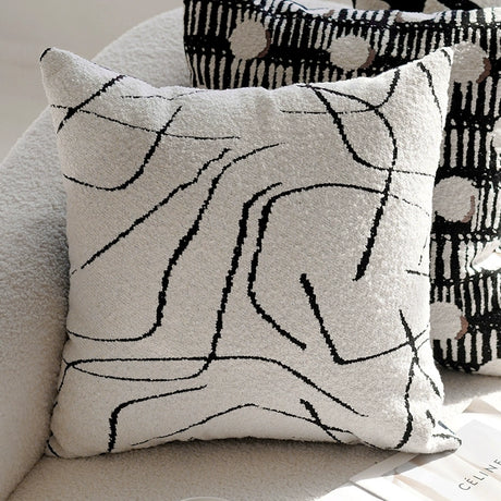 YOULI Theodore Elegant Black Pillowcase Sofa Set from YOULI
