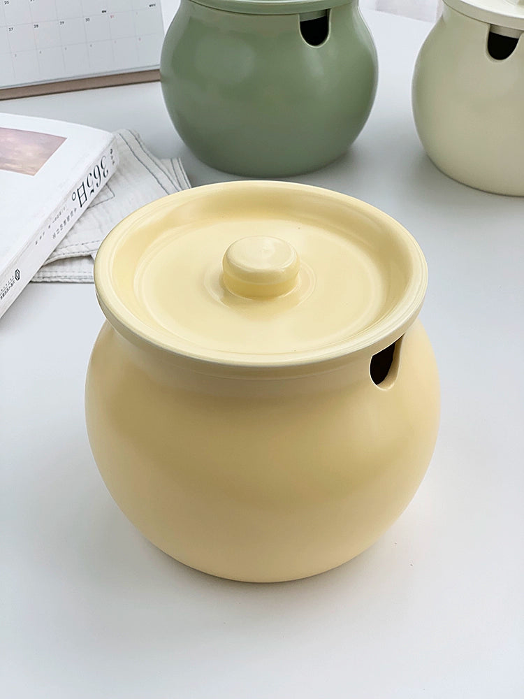 YASUKI Jasper Elegant Matte Ceramic Seasoning Tank from YASUKI