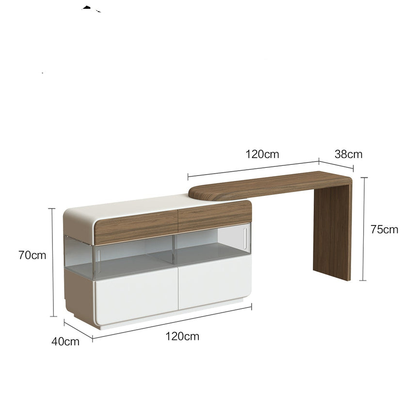 QUANMU Santiago Elegant Minimalist Chest of Drawers from QUANMU