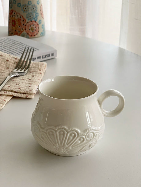 YASUKI Benjamin Elegant French Ceramic Coffee Cup from YASUKI