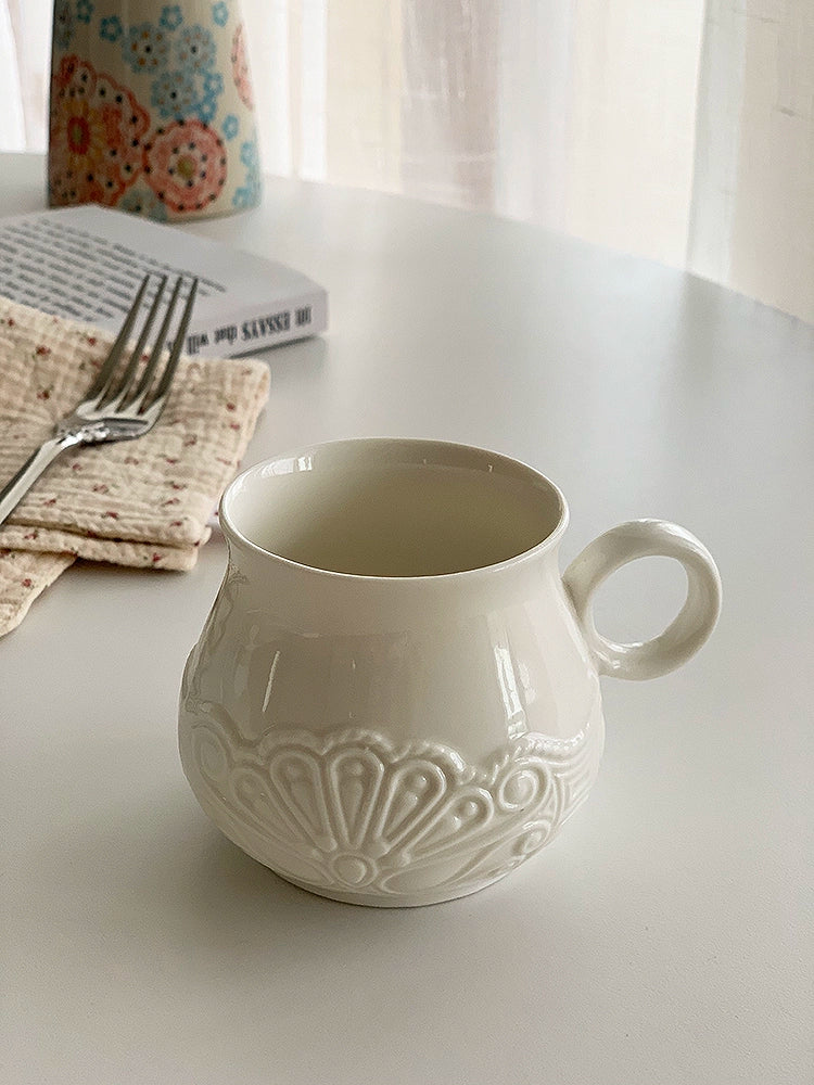 YASUKI Benjamin Elegant French Ceramic Coffee Cup from YASUKI