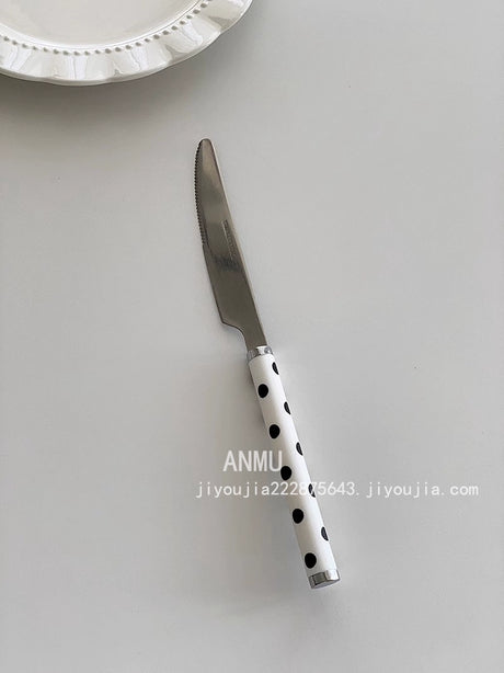 YASUKI Odette Elegant Wave-Patterned Dining Cutlery Set from YASUKI