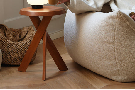 HANKE Zephyra Sleek Natural Wood Minimalistic Coffee Table from HANKE