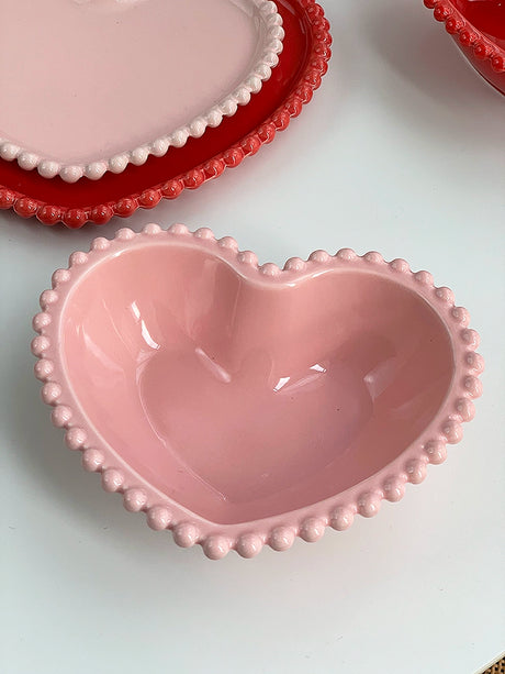 YASUKI Amara Elegant Pink Ceramic Dessert Bowl from YASUKI