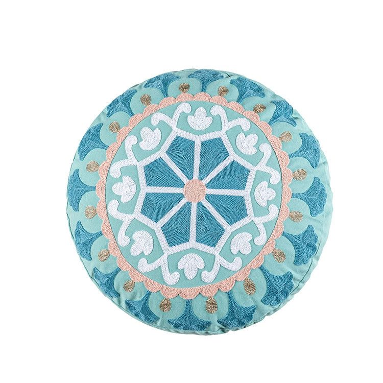 YOULI Amara Handmade Ethnic Round Pillow from YOULI