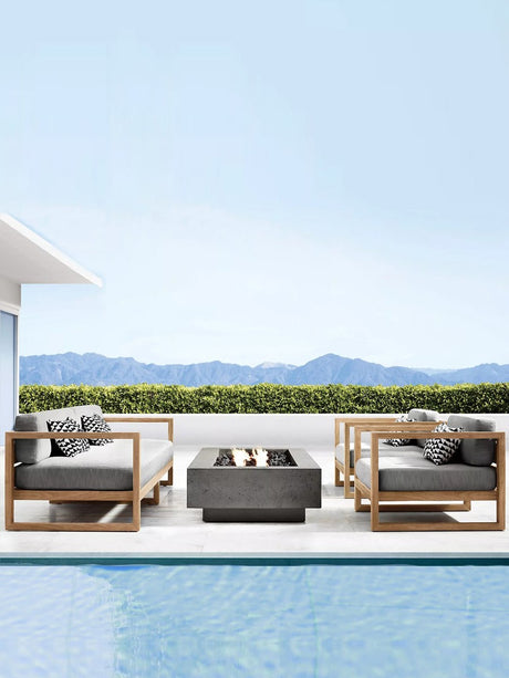 DIME GARDEN Isadora Elegant Plastic Corner Sofa Set from DIME GARDEN