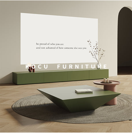 KOCU HOME Santiago Elegant Custom Solid Wood TV Cabinet from KOCU HOME