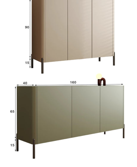 KOCU HOME LORETO Solid Wood Double Door Minimalist Shoecabinet from KOCU HOME