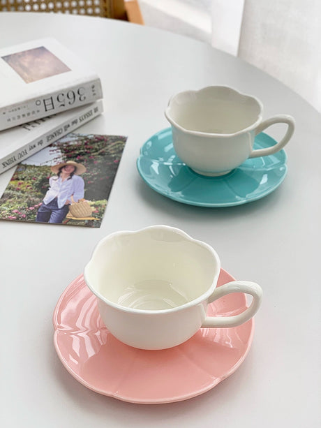 YASUKI Hiroko Elegant Floral Coffee Cup from YASUKI