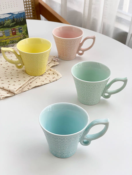 YASUKI Oliver Charming Ins Design Ceramic Coffee Cup from YASUKI