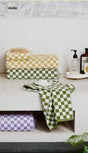 Checkerboard Cotton Towel from momo's talk