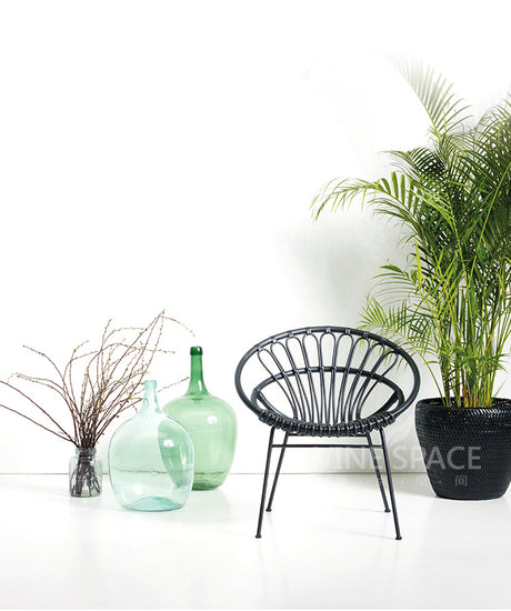 RATTAN SPACE Thibault Cozy Three-Piece Vine Chair Set from RATTAN SPACE