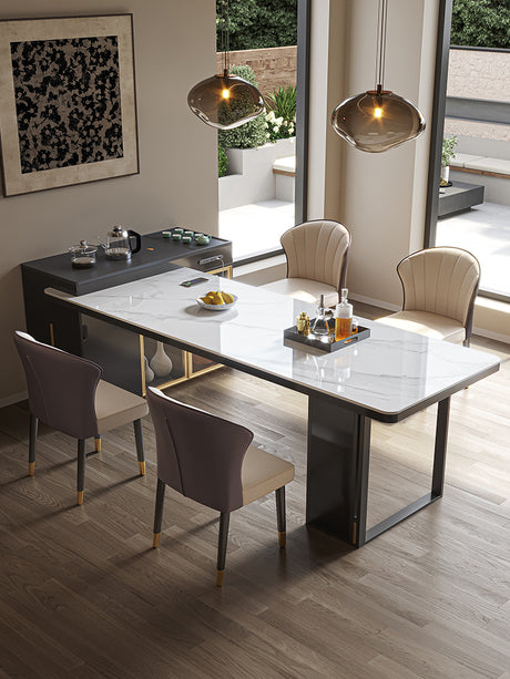 QUANMU Takumi Sleek Integrated Modern Tea Table Desk from QUANMU