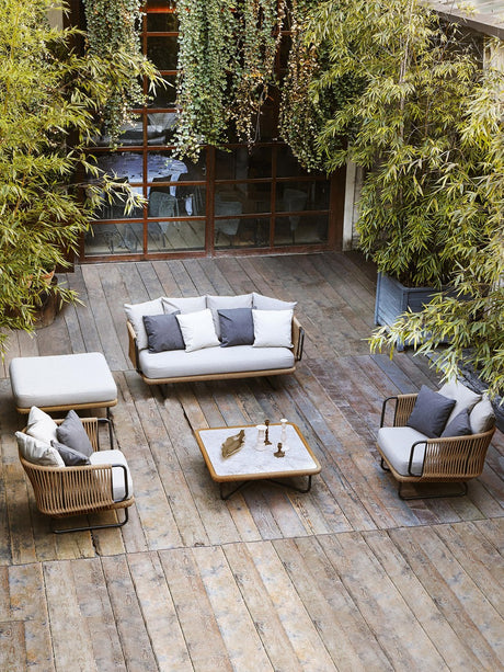DIME GARDEN Isolde Elegant Rattan Coffee Table Set from DIME GARDEN