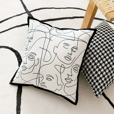 YOULI Jasper Luxe White Line Pillowcase Sofa Set from YOULI