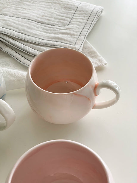 YASUKI Jasper Elegant Nordic Marble Ceramic Cup from YASUKI