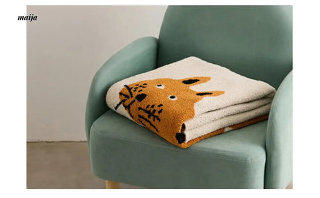 Bored Tiger Throw and Cushion from maija