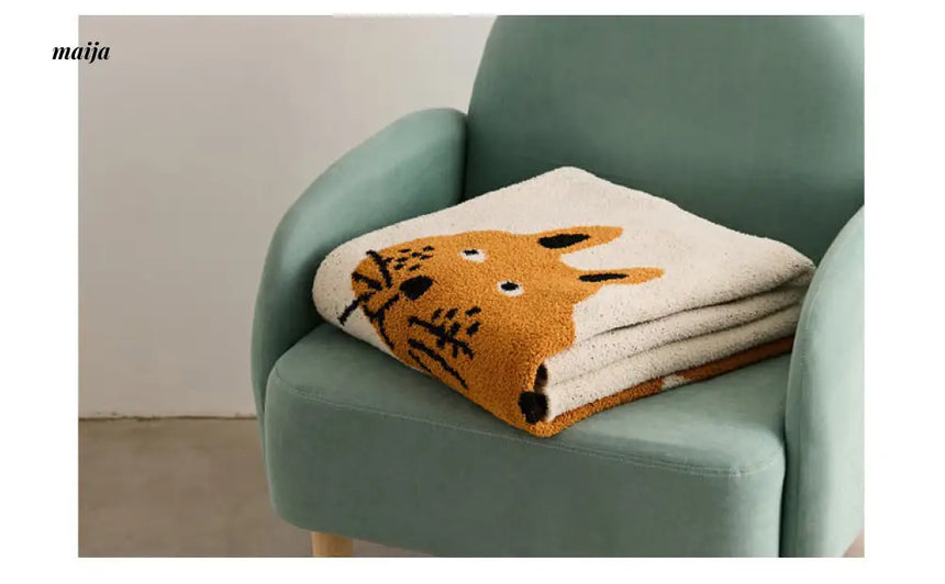 Bored Tiger Throw and Cushion from maija