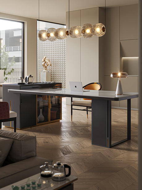 QUANMU Takumi Sleek Integrated Modern Tea Table Desk from QUANMU
