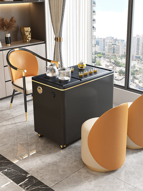 QUANMU Isadora Elegant Modern Balcony Tea Cart from QUANMU