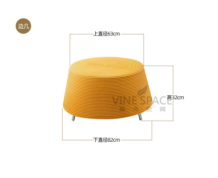 RATTAN SPACE Isolde Light Luxury Balcony Chair from RATTAN SPACE