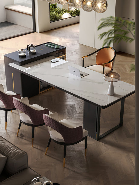 QUANMU Takumi Sleek Integrated Modern Tea Table Desk from QUANMU