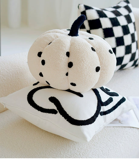 YOULI Benjamin Elegant Minimalist Black and White Sofa Pillow from YOULI