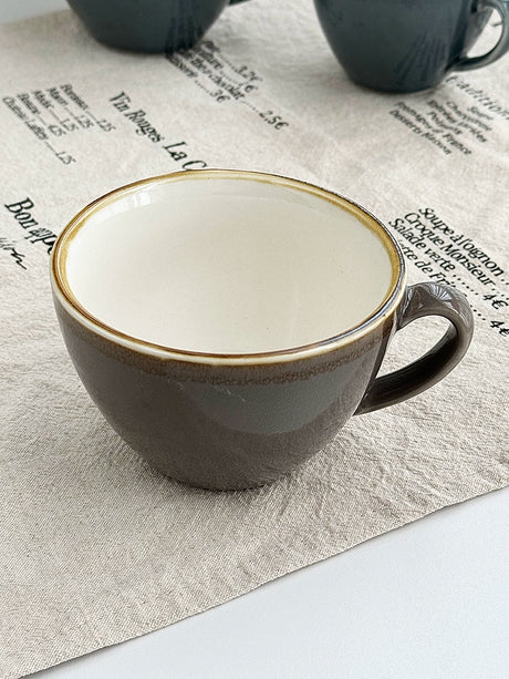 YASUKI Evangeline Vintage French-Inspired Ceramic Tea Cup from YASUKI