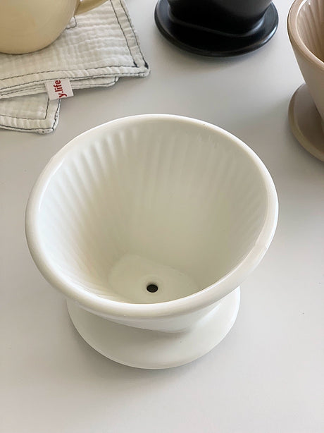 YASUKI Aveline Stylish Ceramic Dripping Pot from YASUKI