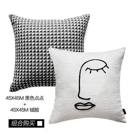 YOULI Jasper Chic White Light Luxury Pillow Set from YOULI