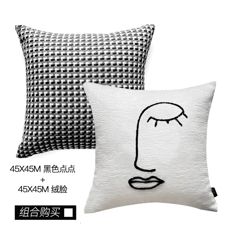 YOULI Jasper Chic White Light Luxury Pillow Set from YOULI