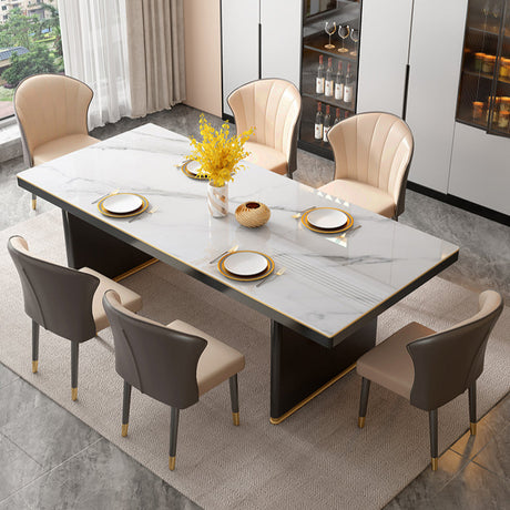 QUANMU Santiago Luminescent Rectangular Luxury Table from QUANMU