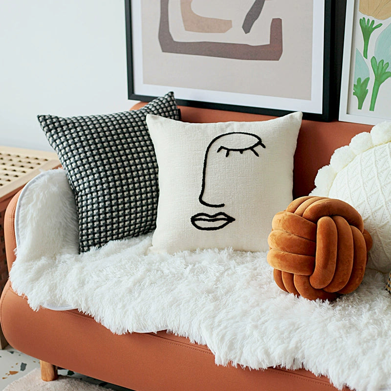 YOULI Jasper Chic White Light Luxury Pillow Set from YOULI