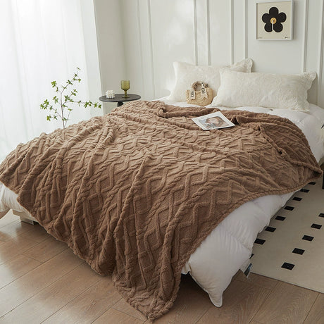 YOULI Oliver All-Season Non-Slip Plush Sofa Duvet from YOULI