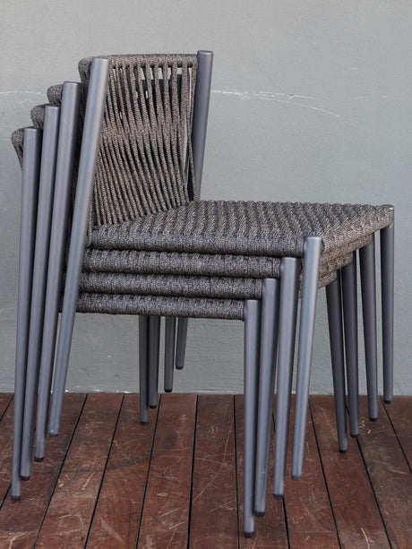 DIME GARDEN Hoshiko Elegant Rattan Weave Dining Set from DIME GARDEN