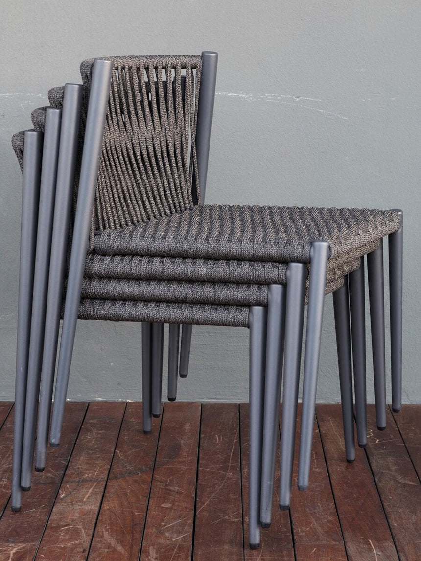 DIME GARDEN Hoshiko Elegant Rattan Weave Dining Set from DIME GARDEN