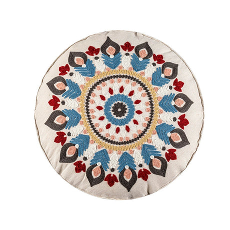 YOULI Amara Handmade Ethnic Round Pillow from YOULI