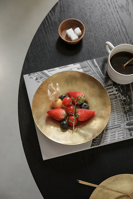 MOMO'S TALK Elowen Elegant Brass Copper Tableware Storage System from MOMO'S TALK