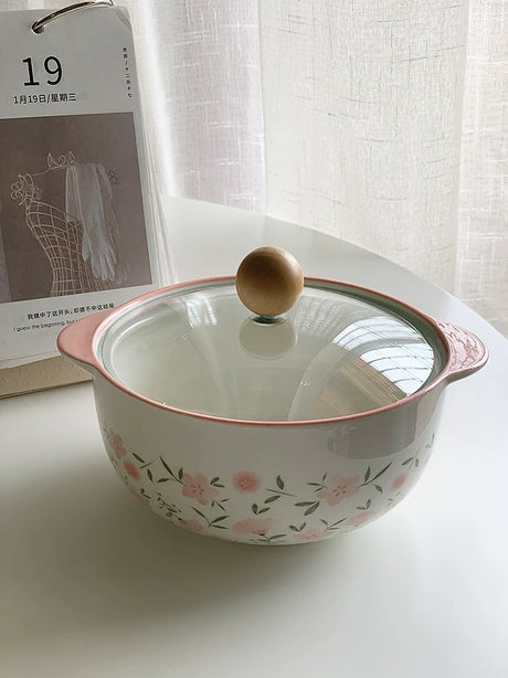 YASUKI Elowen Elegant Floral Design Bowl Set from YASUKI