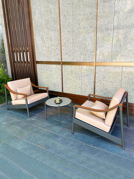 DIME GARDEN Isolde Deluxe Rainproof Rattan Outdoor Lounge Set from DIME GARDEN