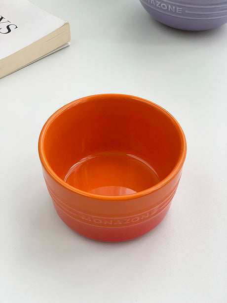 YASUKI Jasper Elegant Gradient Glaze Dessert Dish from YASUKI