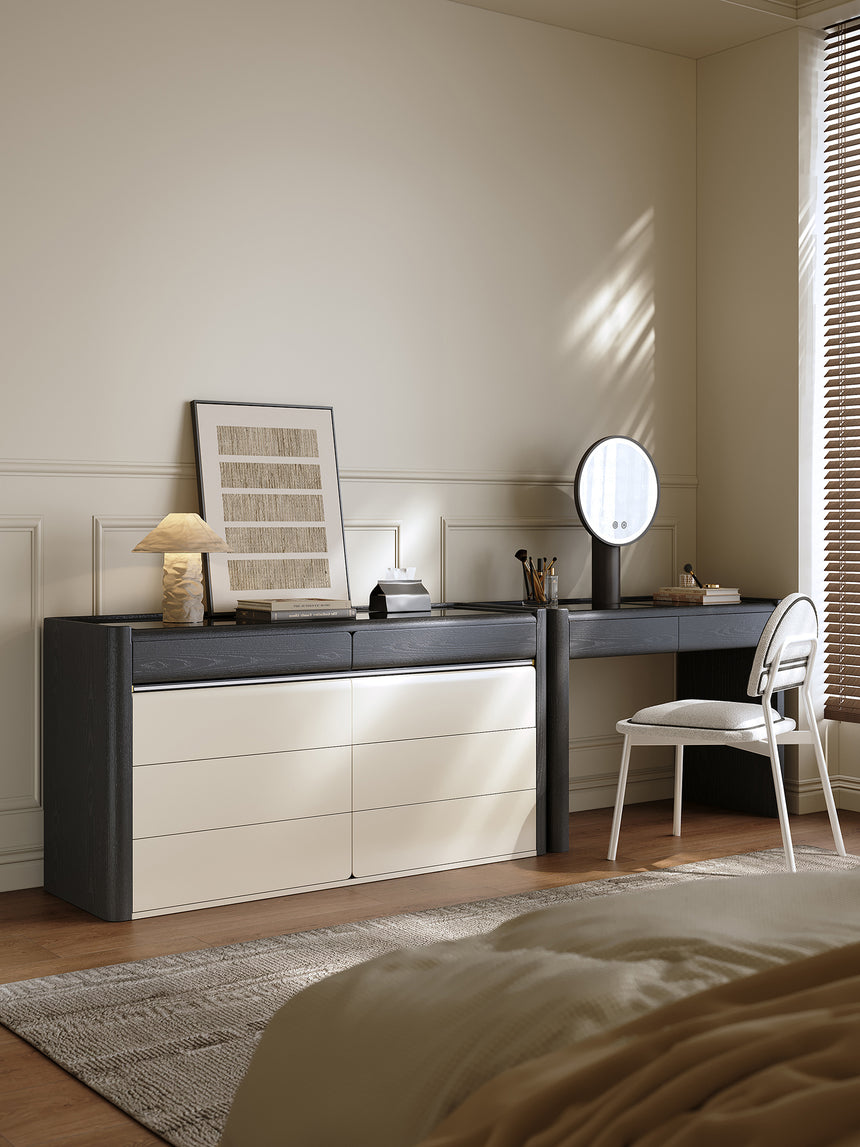 QUANMU Santiago Minimalist Elegant Dressing Table from QUANMU