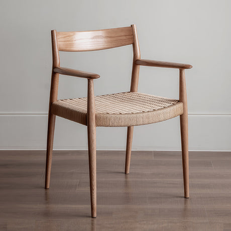 QUANMU Haruki Elegant Oak Dining Set from QUANMU