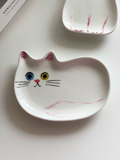 YASUKI Felicity Adorable Ceramic Cat Dish from YASUKI