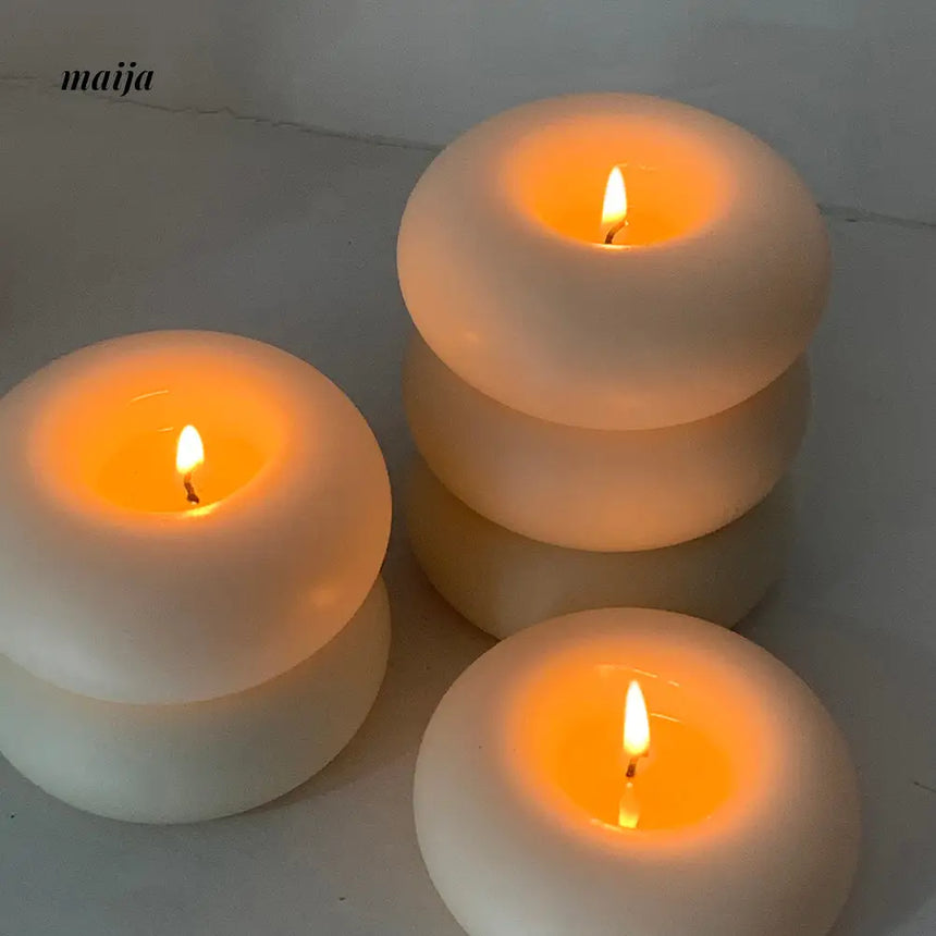 Stacked Ring Candles from maija