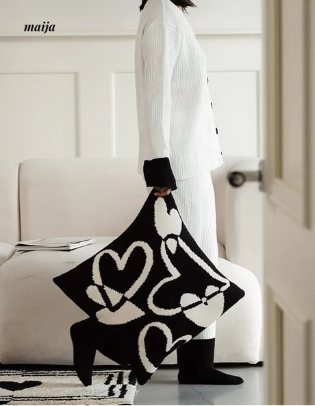 Wonderland Knitted Pillow from maija