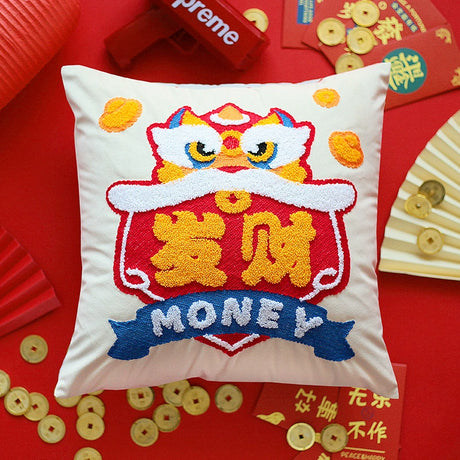 YOULI Seraphina Festive 3D Lion Pillow from YOULI